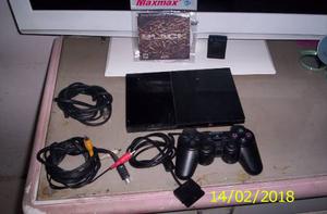 Playstation 2 Chipeado, Con 1 Control+1 Juego+memoria 64 Mb