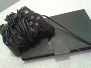 Playstation 2 Chipeado Con Memoria, 2 Controles Sin Juegos