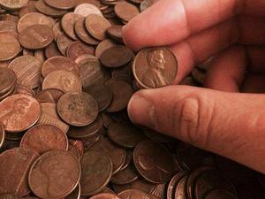 Un Penny One Cent, One Cent Lincoln Moneda Coleccion Usa