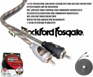 Cable Rca Rockford Fosgate Solo Uno Usado En Buen Esdtado