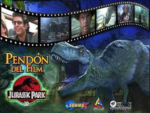 Espectacular Pendón Jurassic Park 3d + Obsequio.