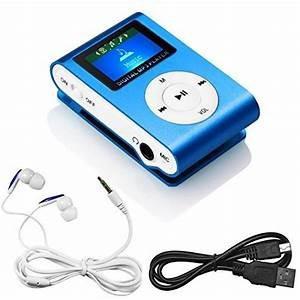 Mp3 Azul Con Pantalla Unico Disponible