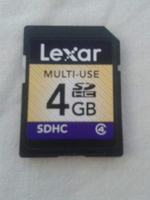 Tarjeta De Memoria Luxar 4gb