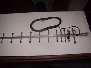 Antena Celular Yagi 12dbi Con 10mts Cable Rg58 Y Conectores