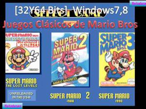 Coleccion Juegos Clasicos De Mario Bros-pc.envio.email.