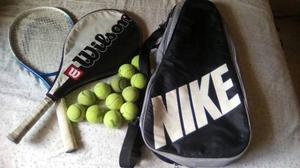 Raquetas De Tenis Combo Con Bolso Y Pelotas De Practica