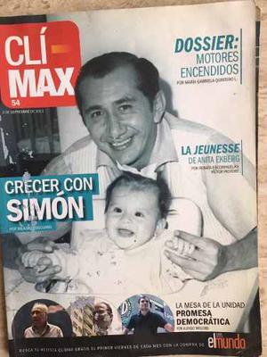 Revista Cli-max (de Colección) 52 Y 54 Simón Díaz Y