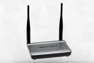 Router Secutech Ris-22 2 Antenas 300mbps Wifi 4 Puertos