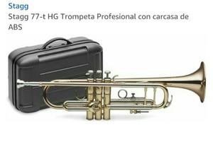 Trompeta Profesional En Bb Alemana Stagg Modelo 77t He