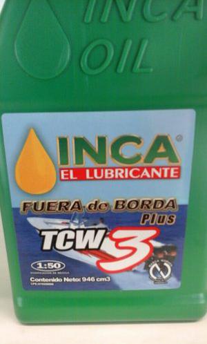 Aceite Fuera De Borda Tcw 3 Marca Inca 2 Tiempos