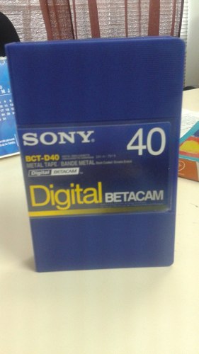Cassette Sony Betacam 40 Minutos