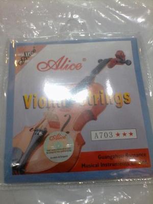Cuerdas De Violin Alice