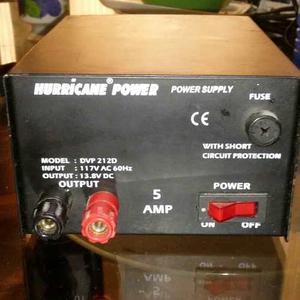 Fuente De Poder Hurricane Power 5amp