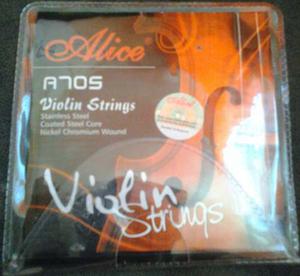 Set De Cuerdas Para Violin Marca Alice A705