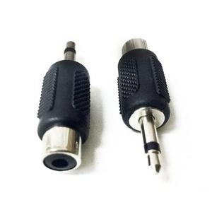 Adaptador Audio Mini Plug 3,5mm Mono A Jack Rca Plástico