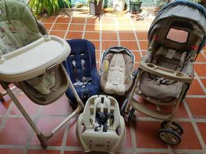 Aproveche Coche-porta-bebe-con Base-silla Para Comer Graco