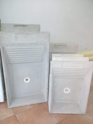 Bateas (lavaderos) De Concreto Con Bajante Plastico
