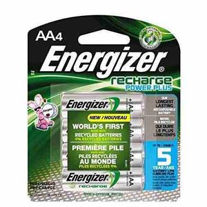 Baterias Recargables Energizer Aa  Mah Pack De 4 Pilas