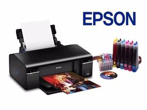 Impresora Epson T50 Con Sistema Continuo + Tinta