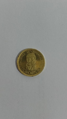 Moneda De Oro Colección Guaicaipuro Peso 1.5 Gr. Venezuela