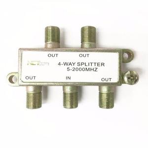 Splitter Divisor De Cable Tv Coaxial 4 Vías mhz