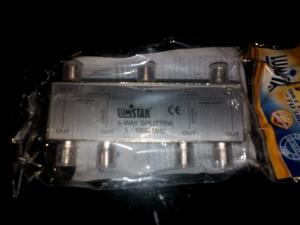 Splitter Profesional 6 Vias Lumistar  Mhz