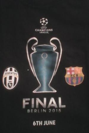 Franela Final Champions  Juve Barça Talla L Original