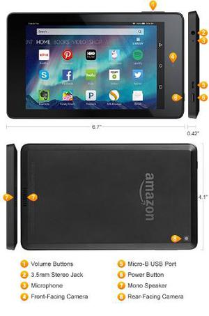 Hermosa Tablet Kindle Fire Hd 6