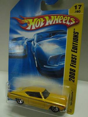 Hot Wheels 69 Chevelle-amarillo- First Editions-esc 1:64