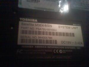 Laptop Toshiba Satellite M35x-s329 Por Piezas