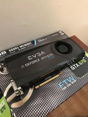 Tarjeta De Vídeo Evga Gtx 670 Ftw 2gb Gddr5