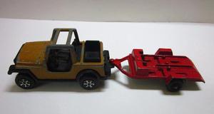 Tootsie Toy Made In Usa - Jeep Cj7 Con Remolque (usado)