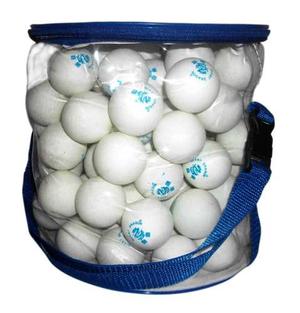 Pelotas De Ping Pong X 100 Unidades Con Bolso