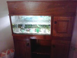 Acuario Con Mueble Y Accesorios