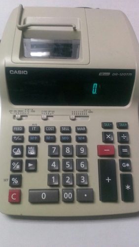 Calculador Sumadora/impresora Casio Dr-120tm