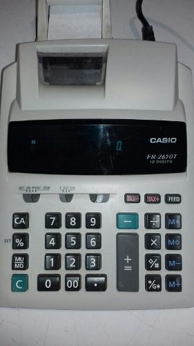Calculadora Sumadora Casio Fr-t 12 Digitos