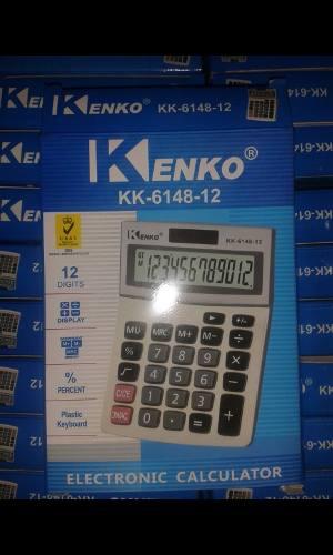 Calculadoras Kenko  Plata 12 Digitos