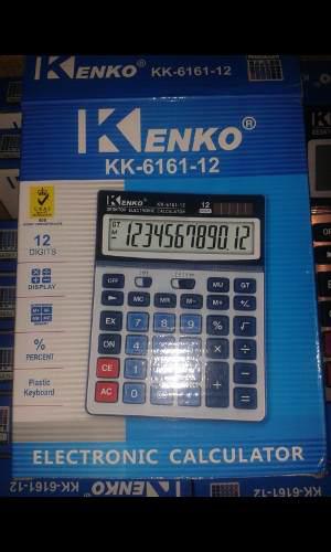 Calculadoras Kenko  Plata 12 Digitos