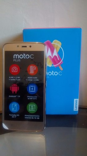 Celular Motorola Moto C Plus Edición Dorado Doble Sim
