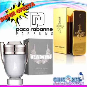 Perfumes Paco Rabanne Caballero Invictus One Million Blackxs