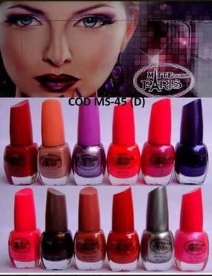 Pinturas De Uñas Matte Paris (24unid)