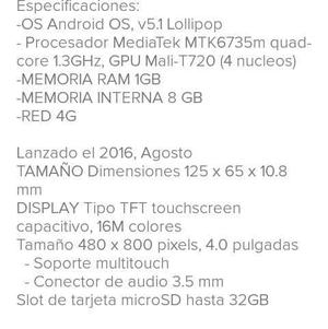 Zte A110 Solo Digitel Vendo O Cambio Android 5.1