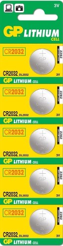 Gp Batteries Lithium Cr  Blister 5 Unidades (fecha )