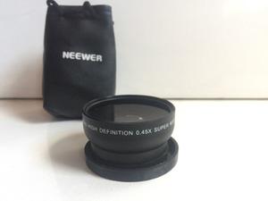 Lente Conversor Gran Angular Y Macro 0.45x52mm Para Nikon