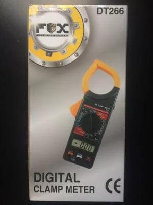 Pinza Amperimétrica Profesional Tester Multimetro Fox