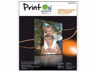 Printon Photo Paper Gloss Adhesive8.5 X H Ptopga130l