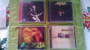 Cd Originales Iron Maiden Kiss Megadeth Anthrax Helloween