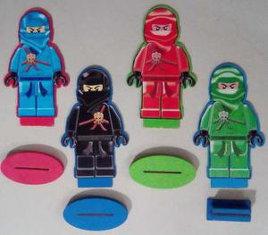 Juego De Centros De Mesa Decorativos Ninjago