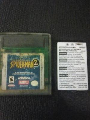 Juego Game Boy Color Spiderman 2 Con Bateria