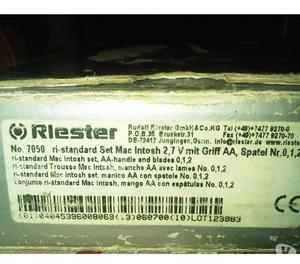 Laringoscopio marca Riester